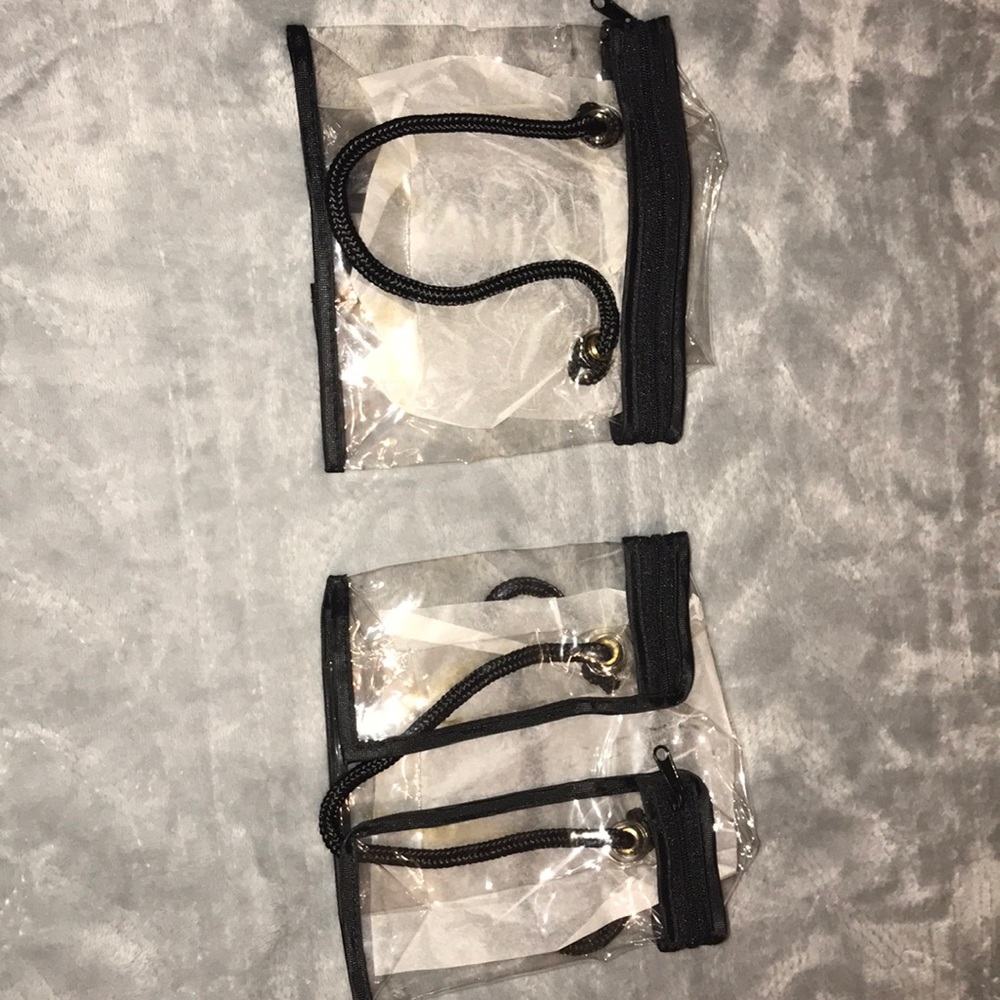 Clear bags (for cosmetics or anything!)